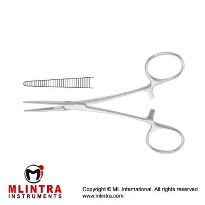 Dunhill Haemostatic Forceps Gently Curved Stainless Steel, 19 cm - 7 1/2"